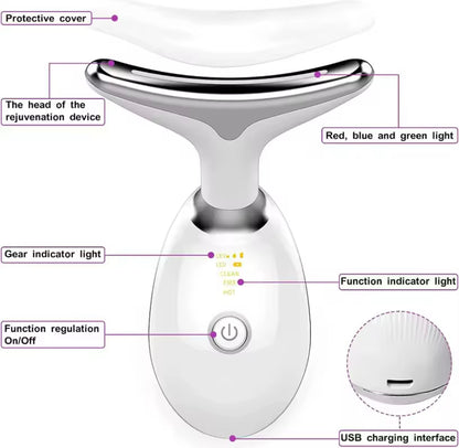 7-in-1 LED Light Therapy Face Lifter