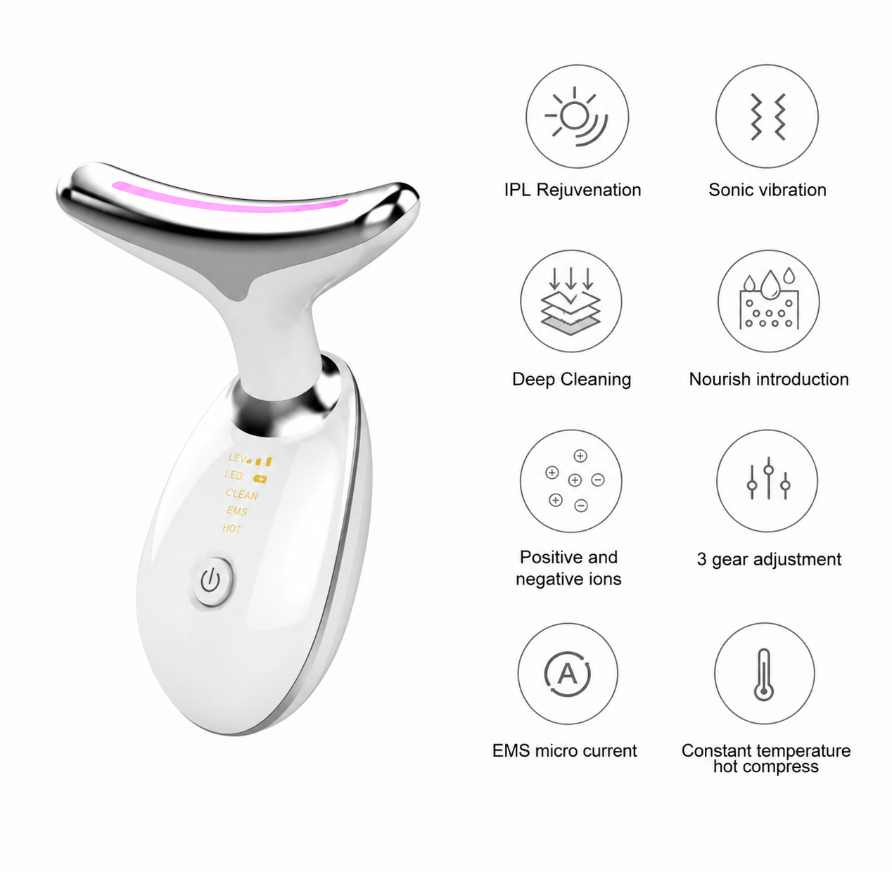 7-in-1 LED Light Therapy Face Lifter